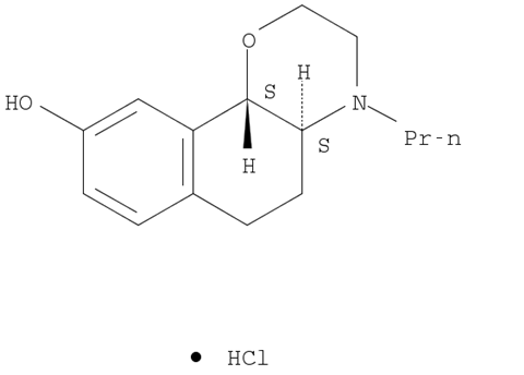 (4AS-TRANS)-3,4,4A,5,6,10B-HEXAHYDRO-4-PROPYL-2H-NAPHTH[1,2-B]-1,4-OXAZIN-9-OL HCL